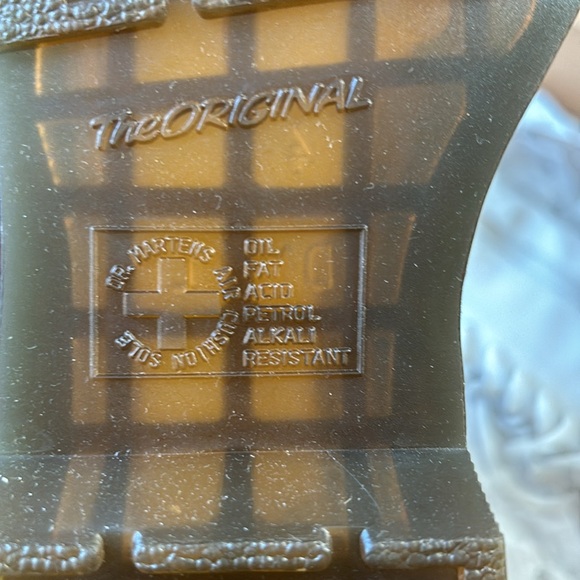 WOMENS DR MARTENS 1914 VONDA LEATHER MID CALF BOOTS - WHITE - Picture 3 of 5